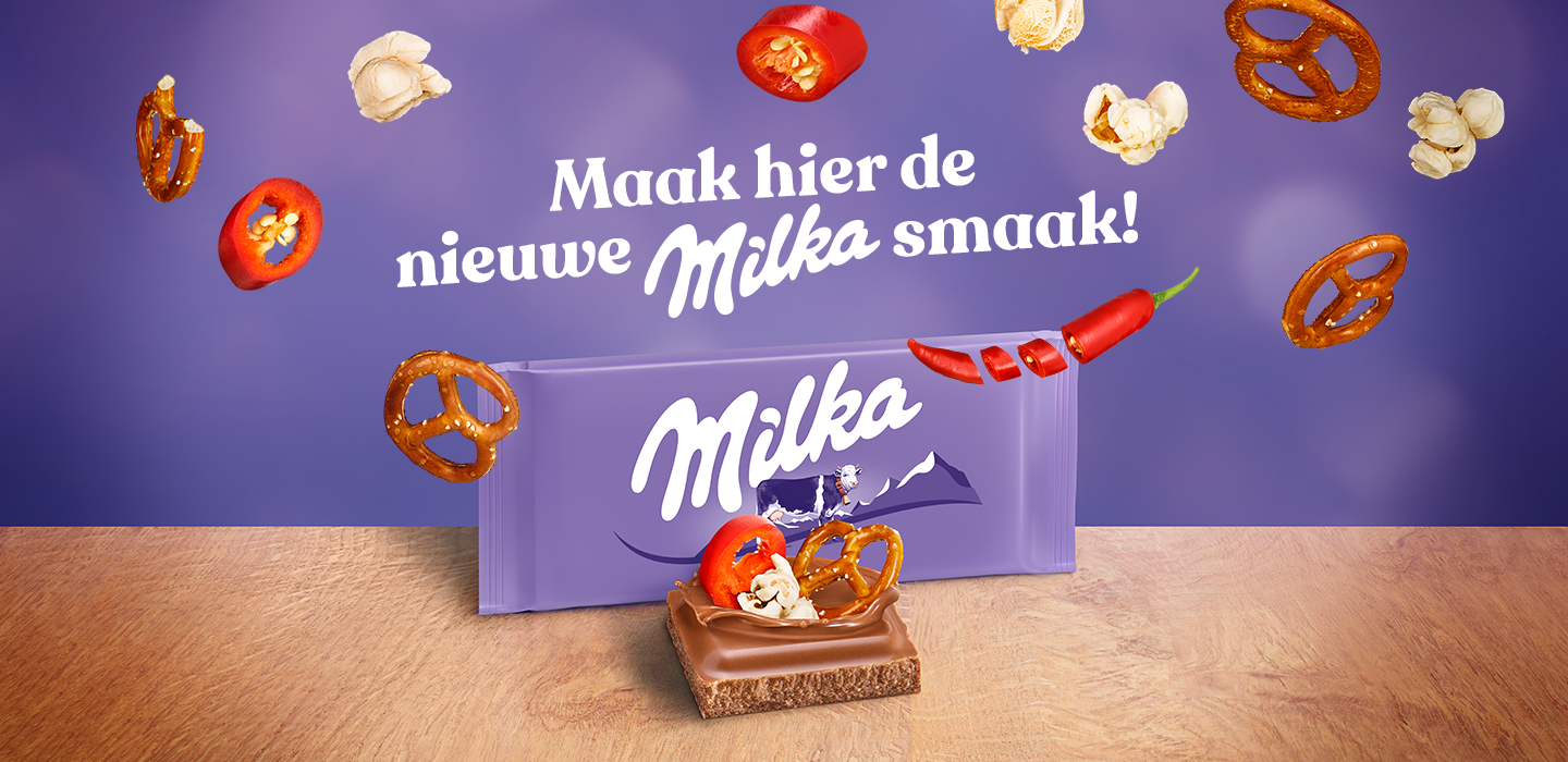 Milka reclame over jouw eigen smaak creeeren